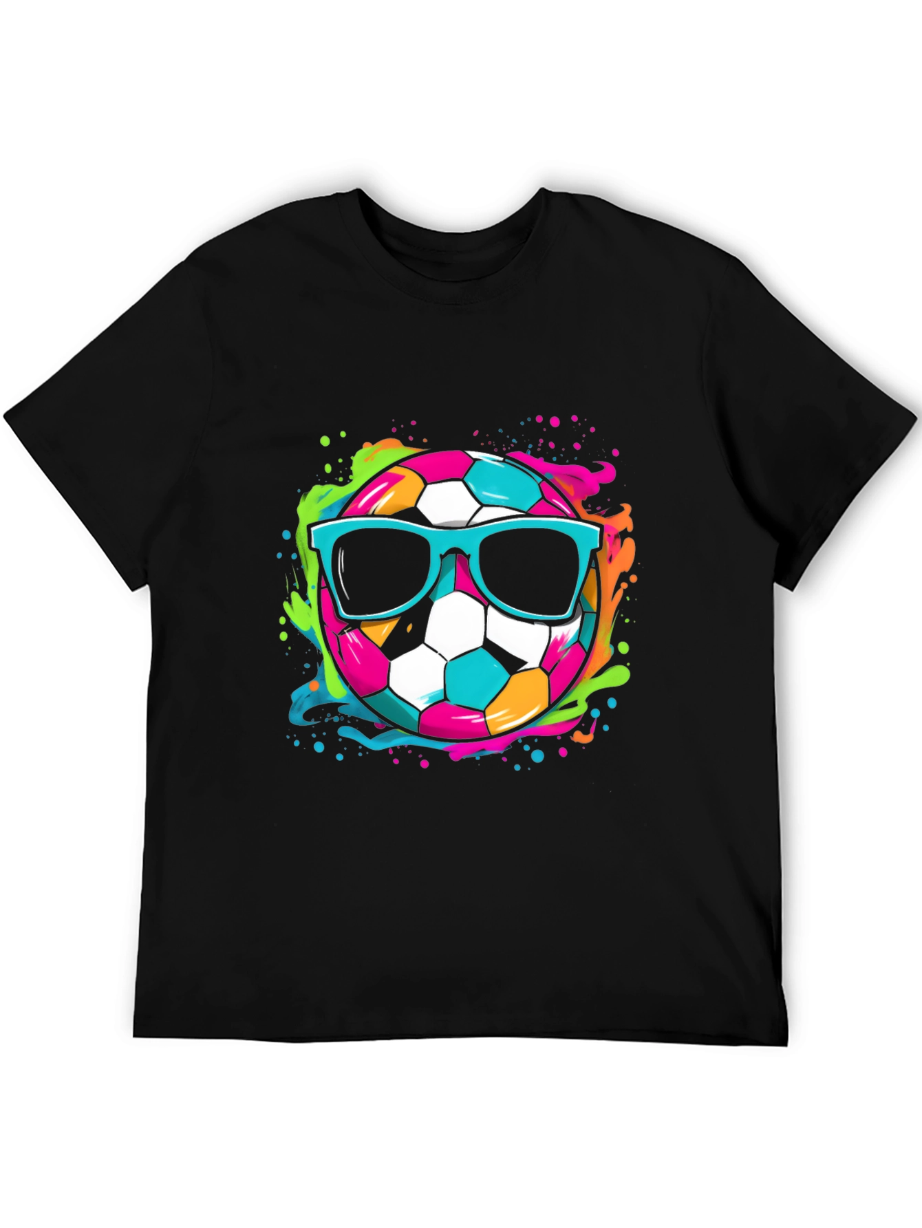 Cool Soccer Ball Graphic Tee