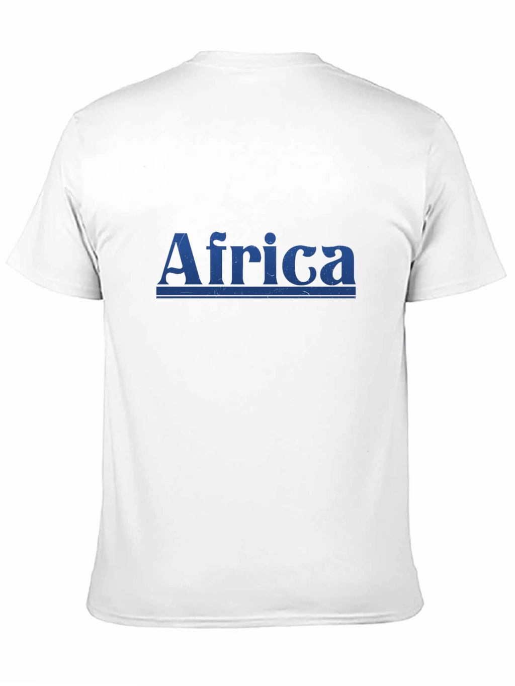 Africa Graphic Print Mens Black T-Shirt