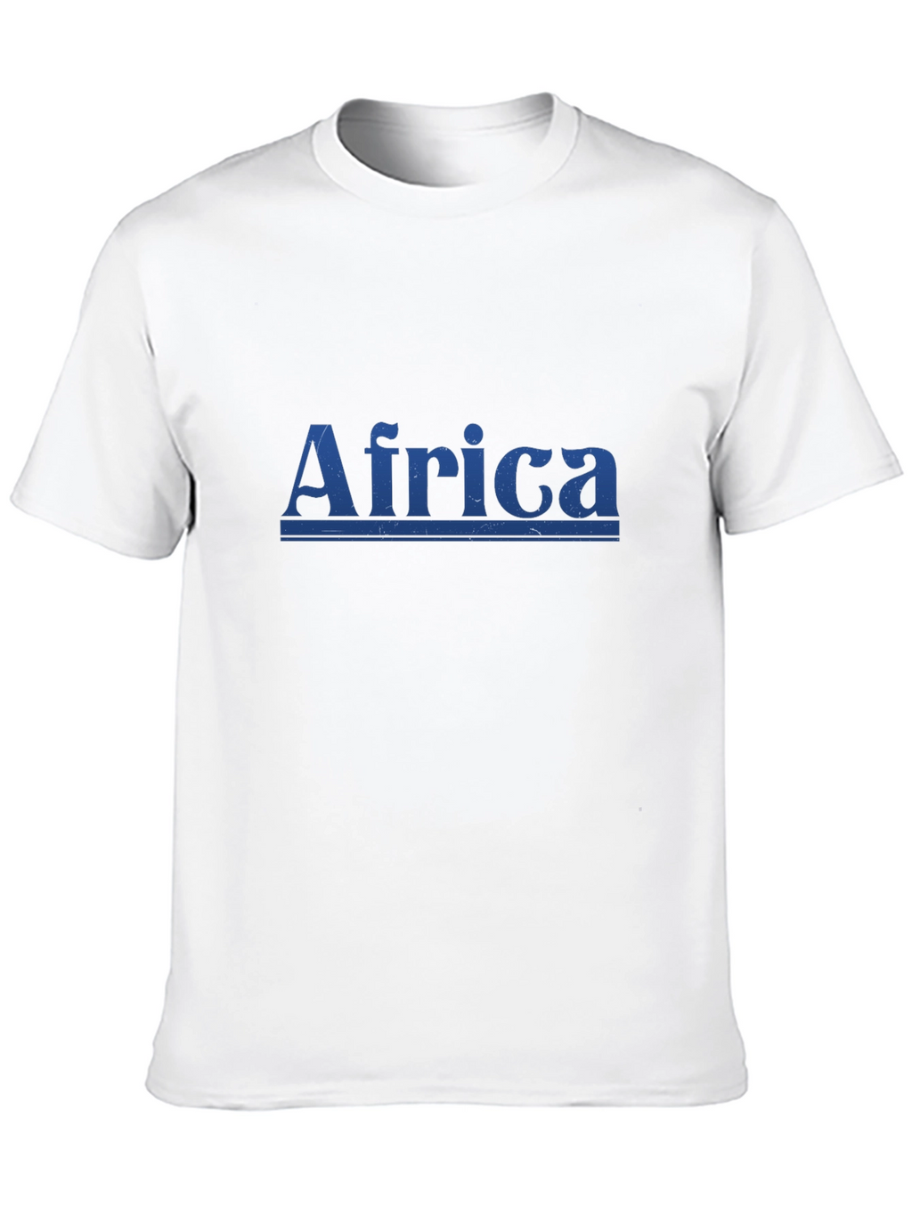 Africa Graphic Print Mens Black T-Shirt