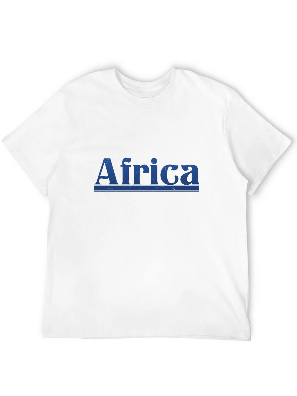 Africa Graphic Print Mens Black T-Shirt