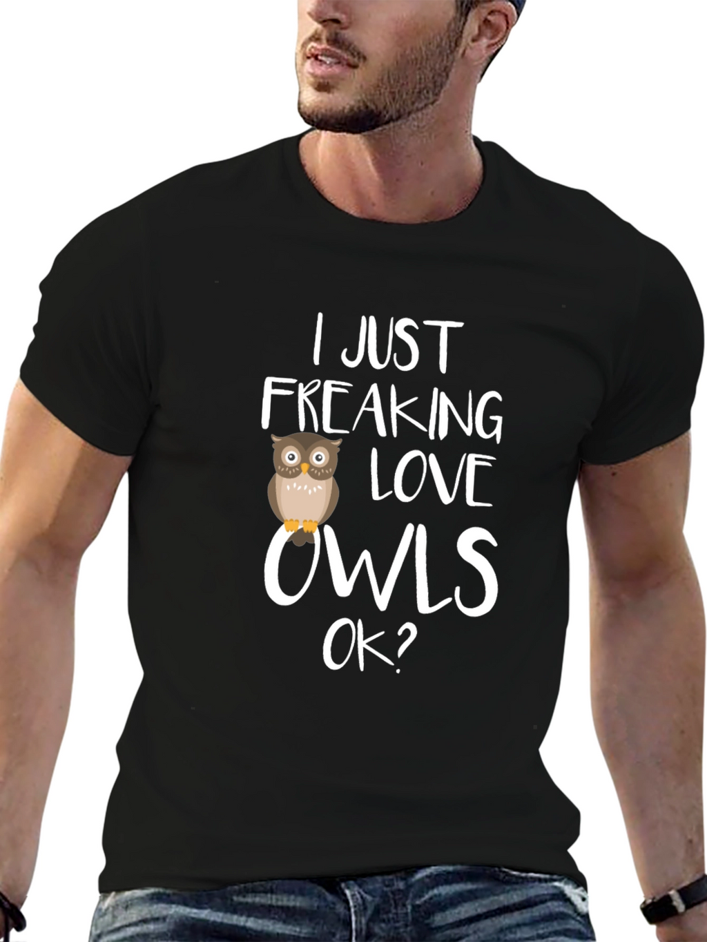 I Just Freaking Love Owls Graphic Tee