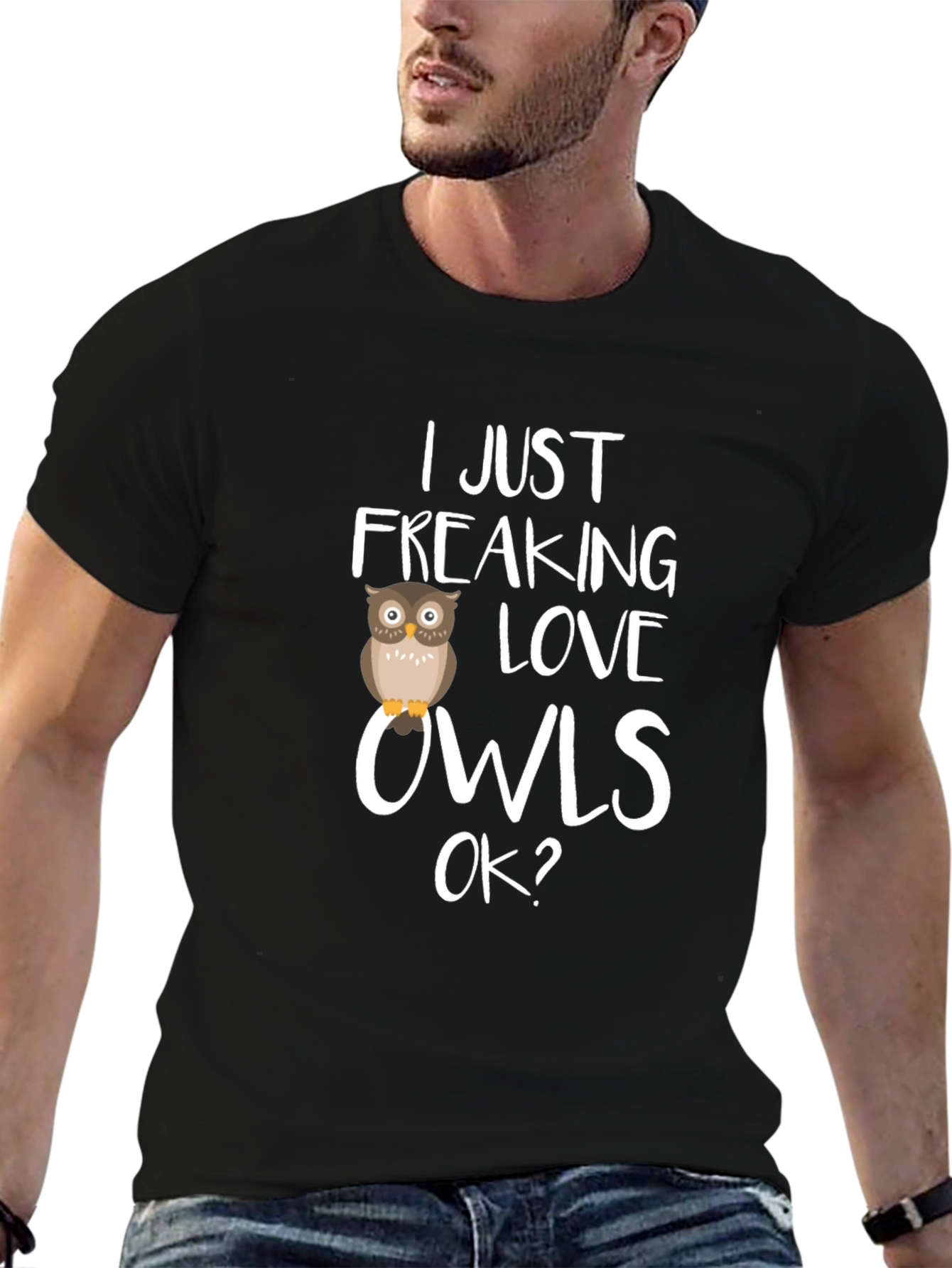 I Just Freaking Love Owls Graphic Tee