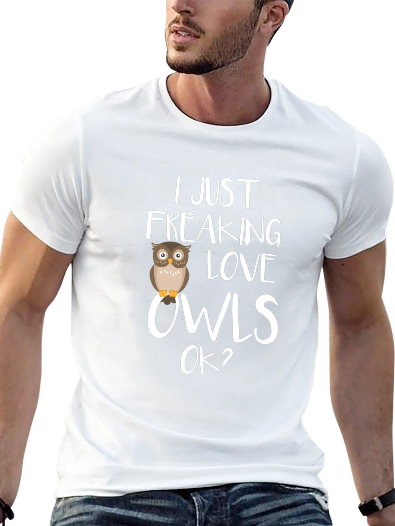 I Just Freaking Love Owls Graphic Tee