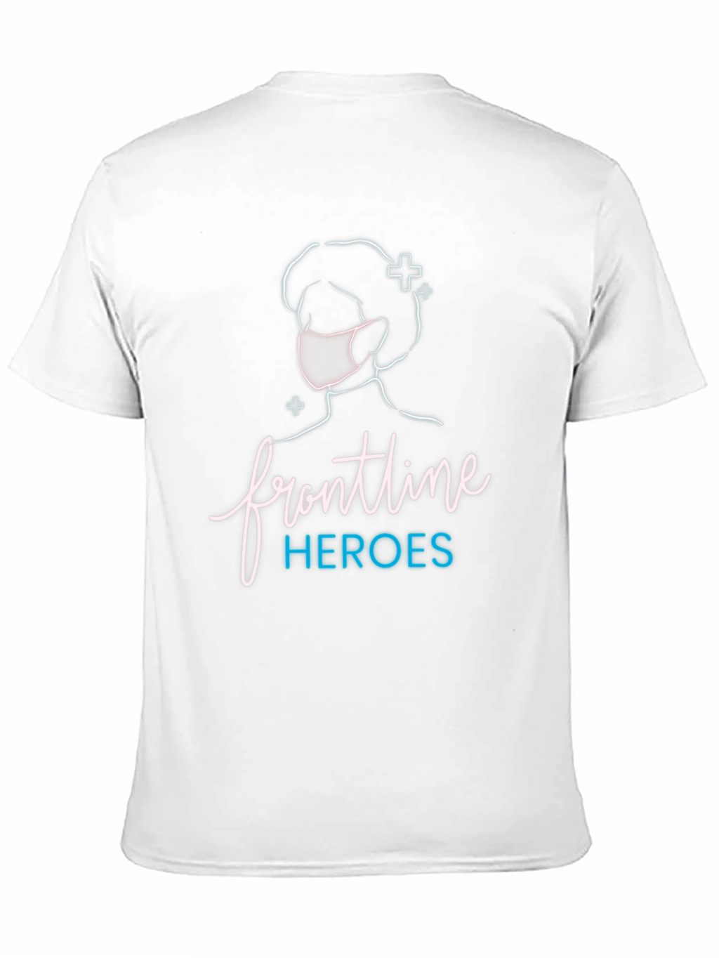 Frontline Heroes Black Graphic T-Shirt