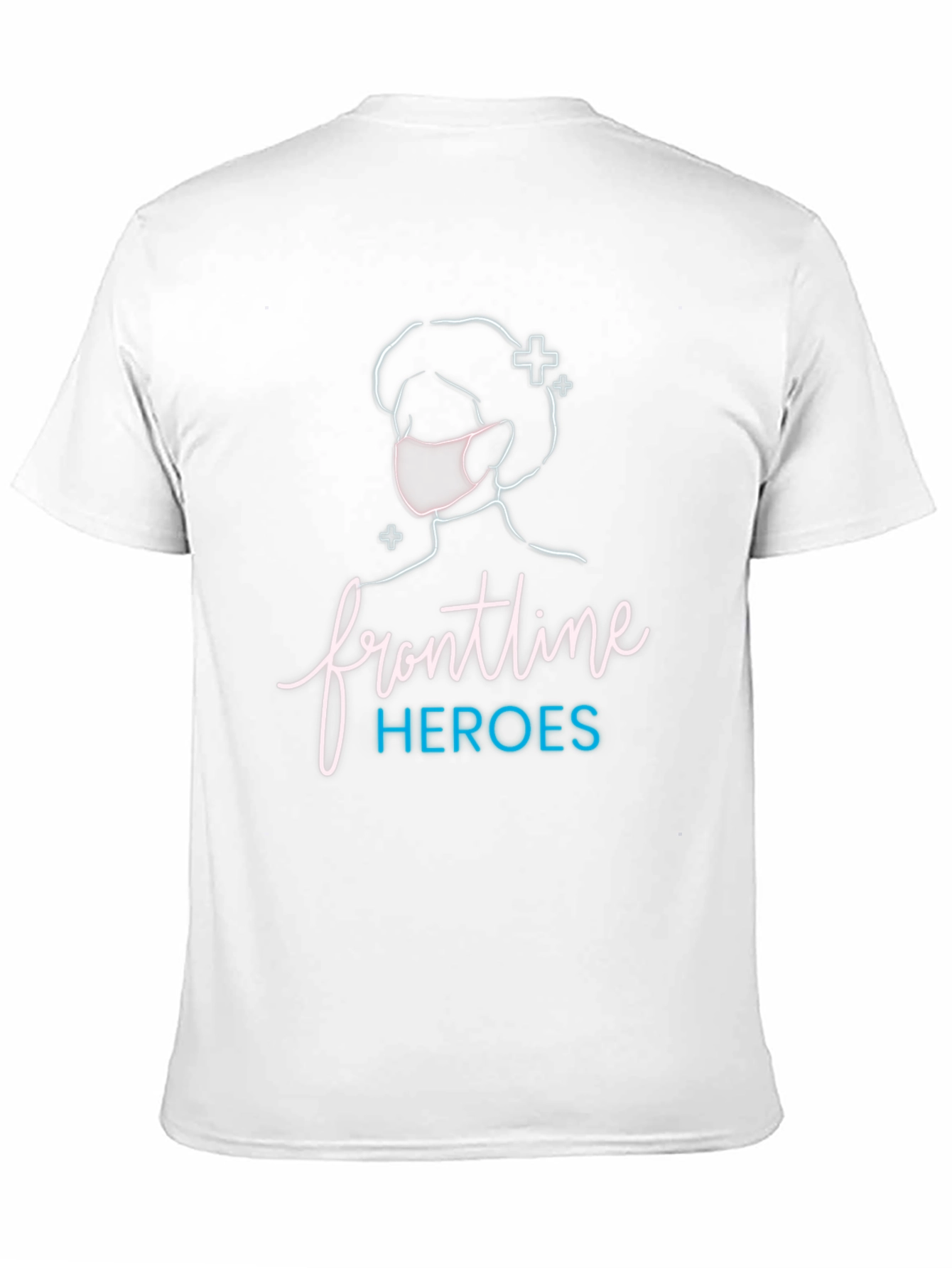Frontline Heroes Black Graphic T-Shirt
