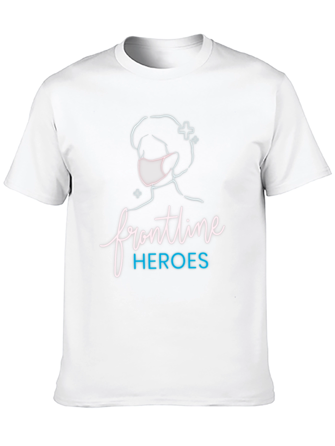 Frontline Heroes Black Graphic T-Shirt