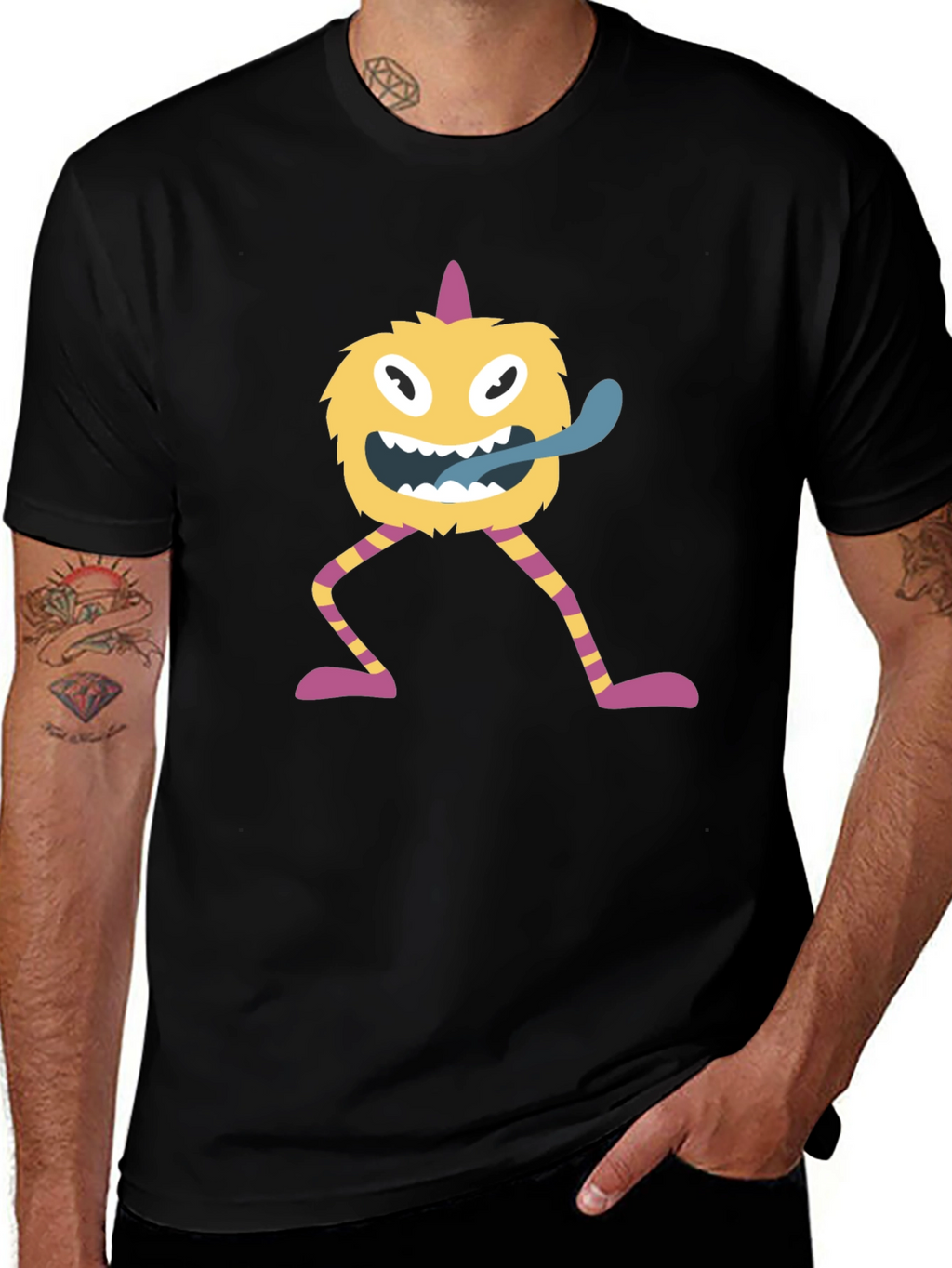 Monster Graphic Tee - Fun & Unique Design