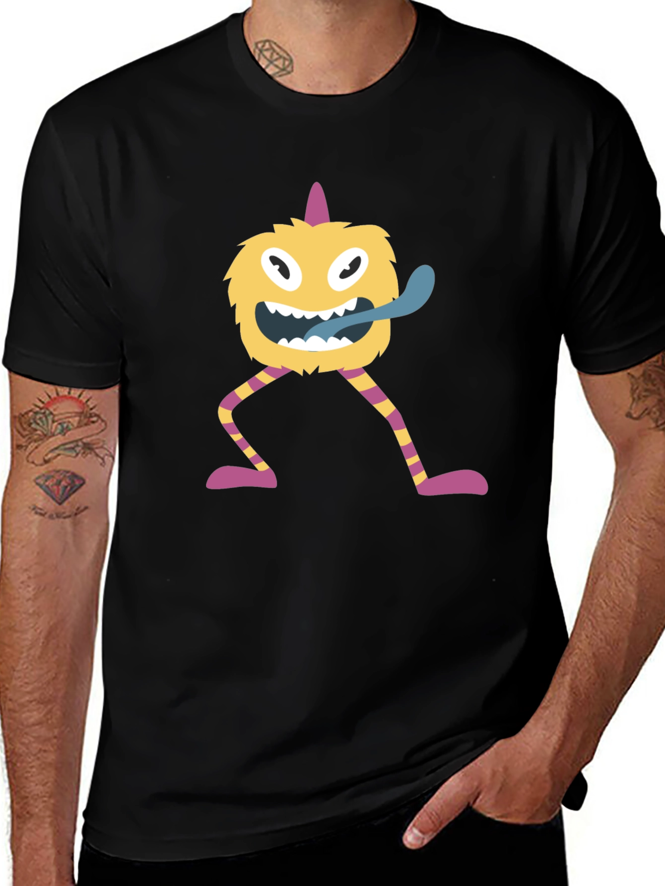 Monster Graphic Tee - Fun & Unique Design