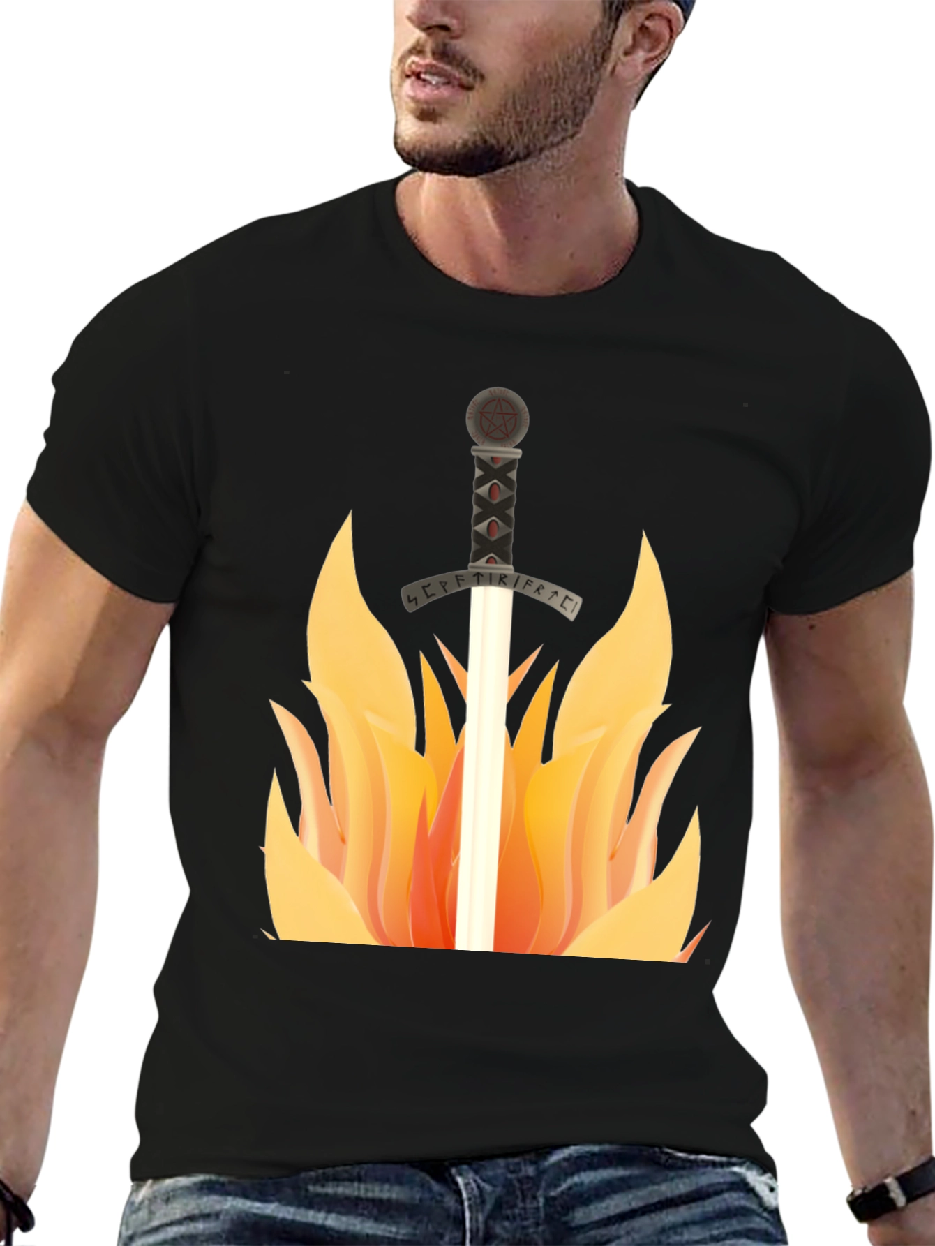 Mystic Fire Sword T-Shirt