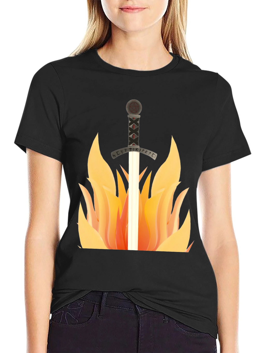 Mystic Fire Sword T-Shirt