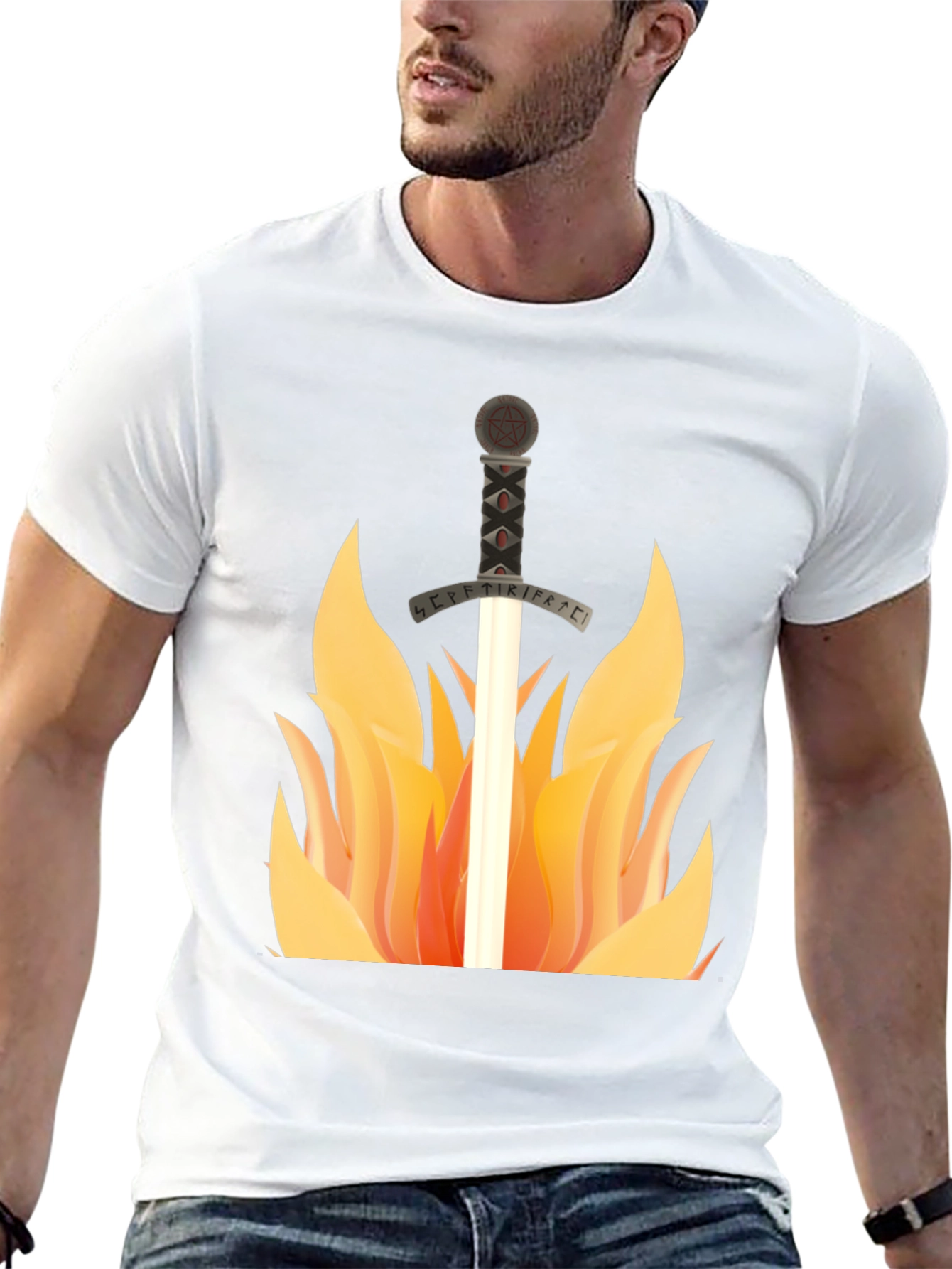 Mystic Fire Sword T-Shirt