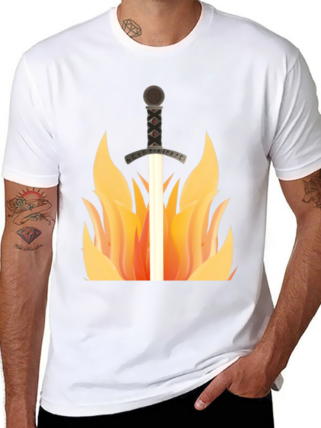 Mystic Fire Sword T-Shirt