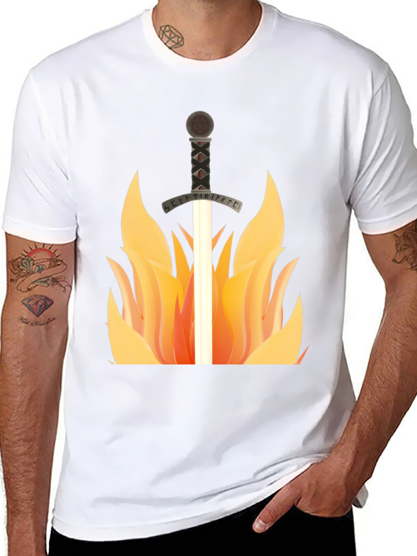 Mystic Fire Sword T-Shirt