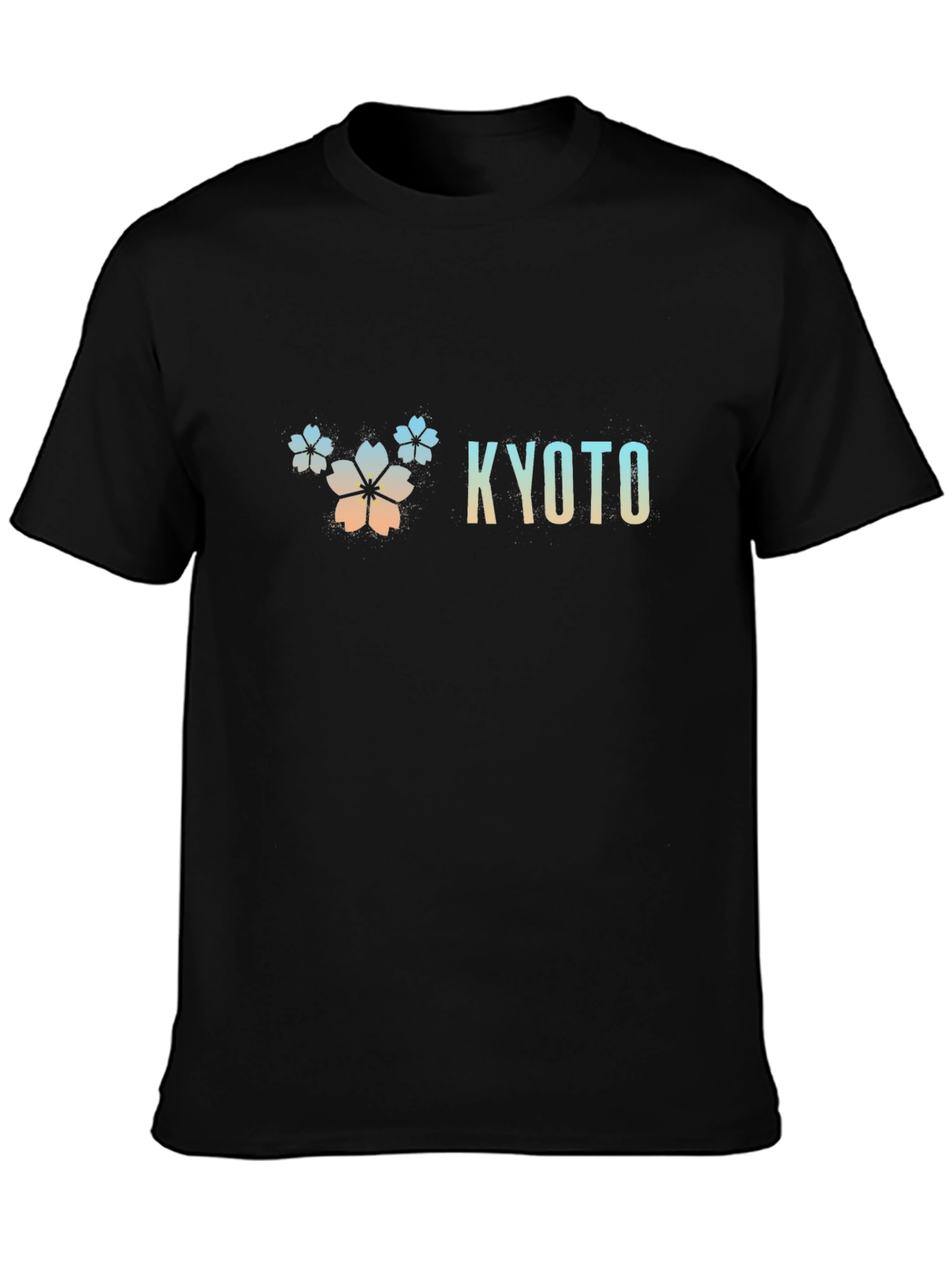 Kyoto Blossom Black T-Shirt
