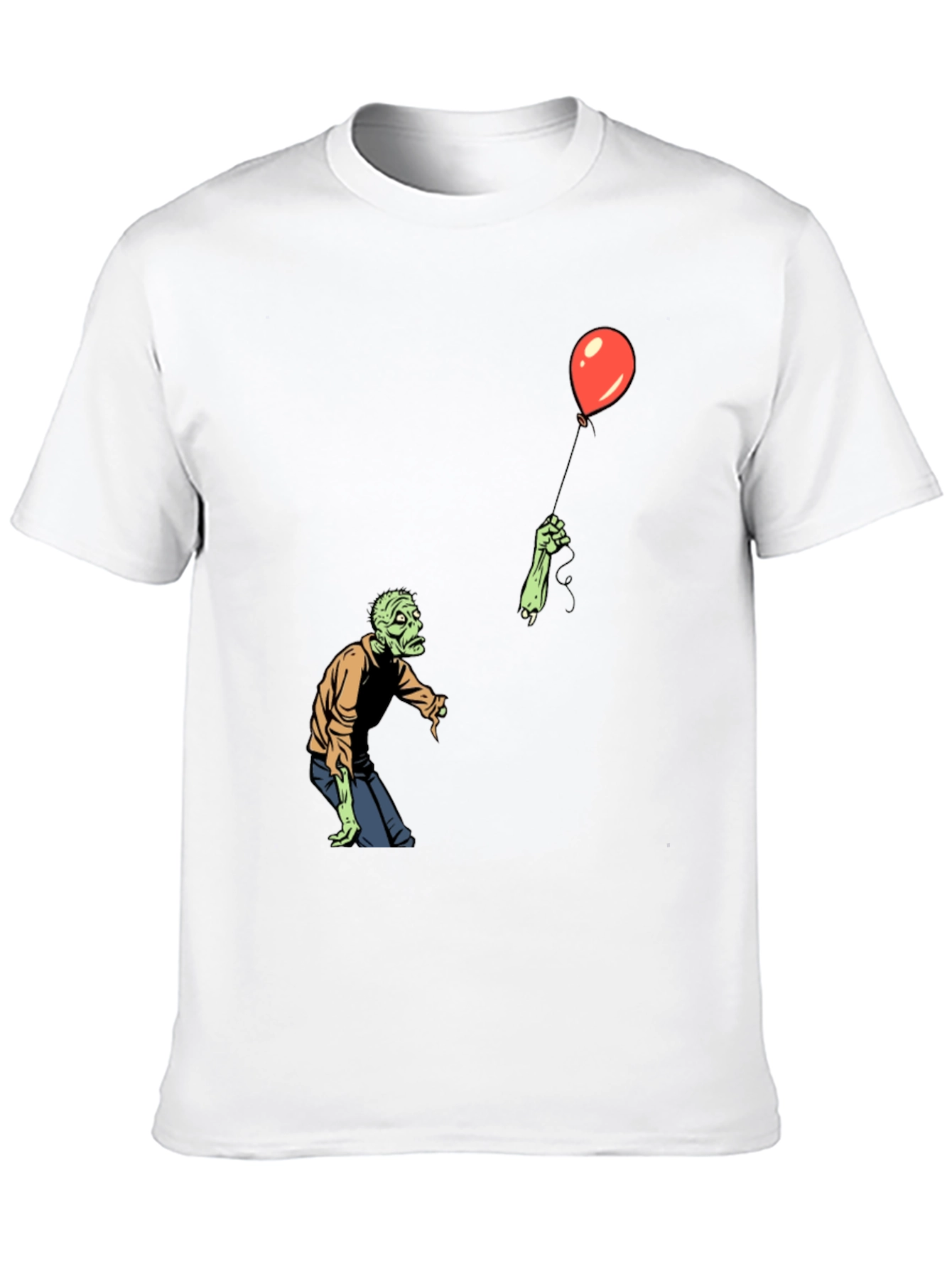 Zombie Balloon Black T-Shirt