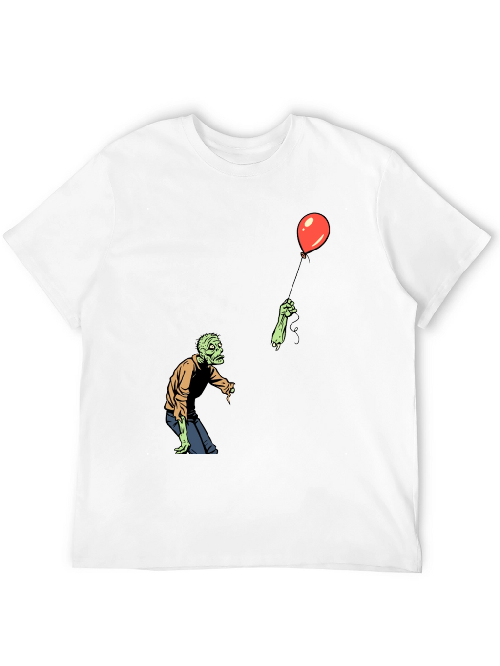 Zombie Balloon Black T-Shirt