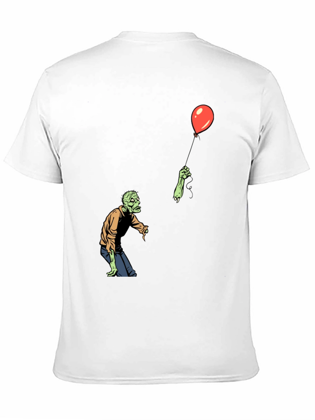 Zombie Balloon Black T-Shirt