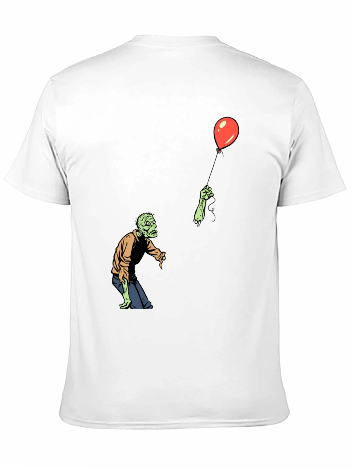 Zombie Balloon Black T-Shirt