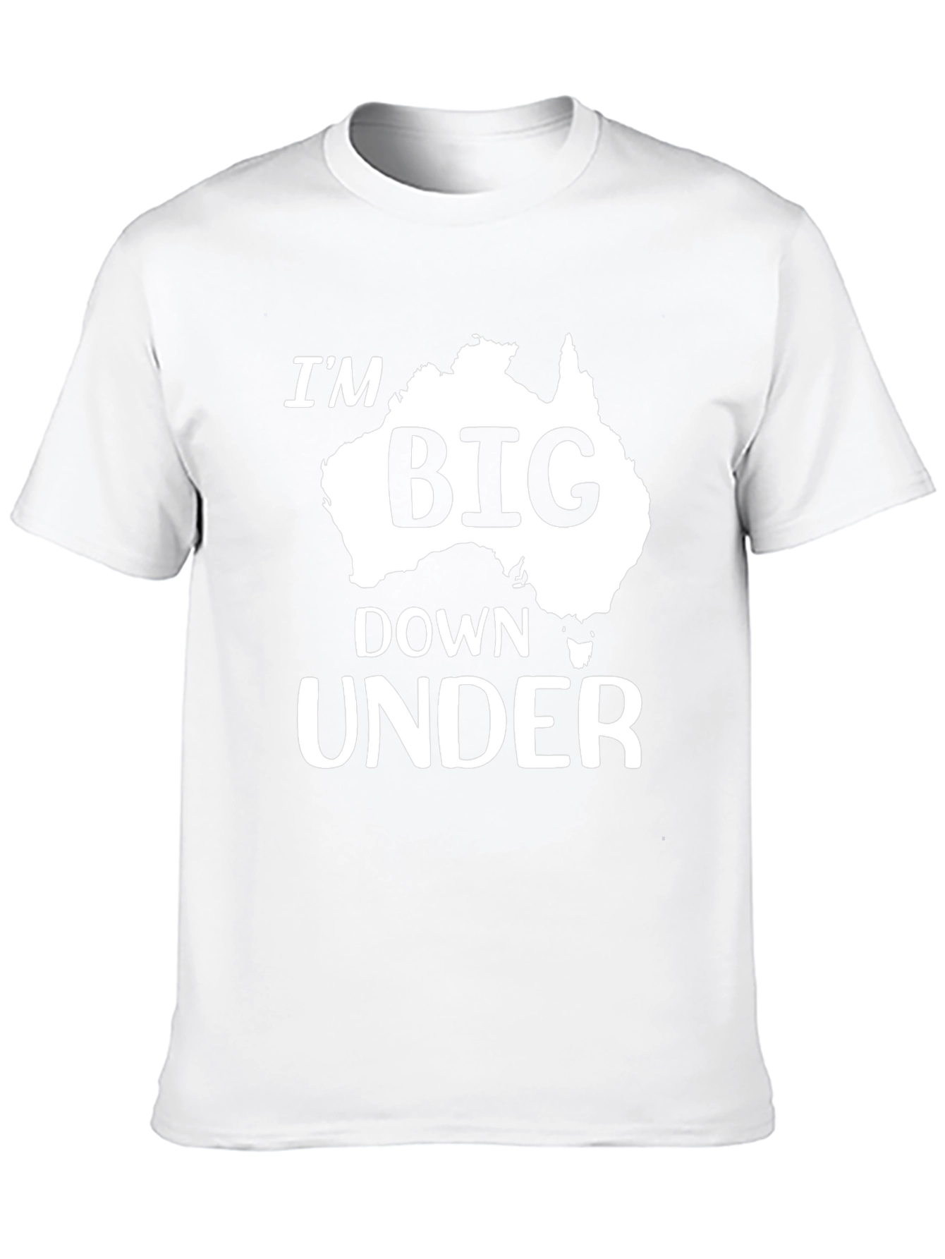 Im Big Down Under Australia Map Graphic T-Shirt