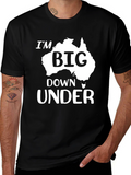 Im Big Down Under Australia Map Graphic T-Shirt