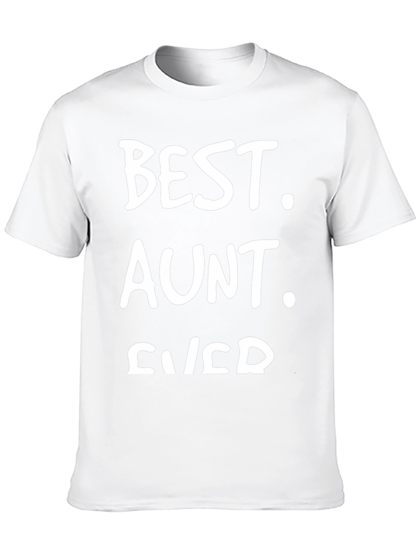 Best Aunt Ever Graphic T-Shirt - Black