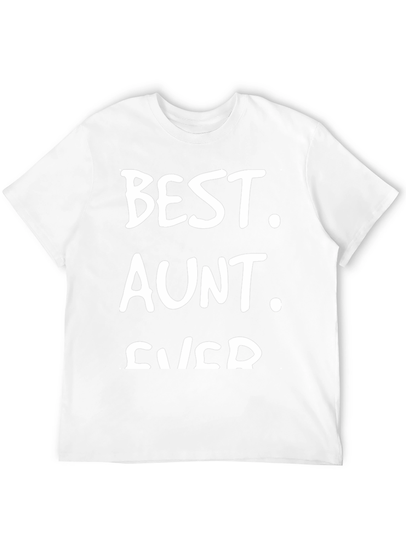Best Aunt Ever Graphic T-Shirt - Black