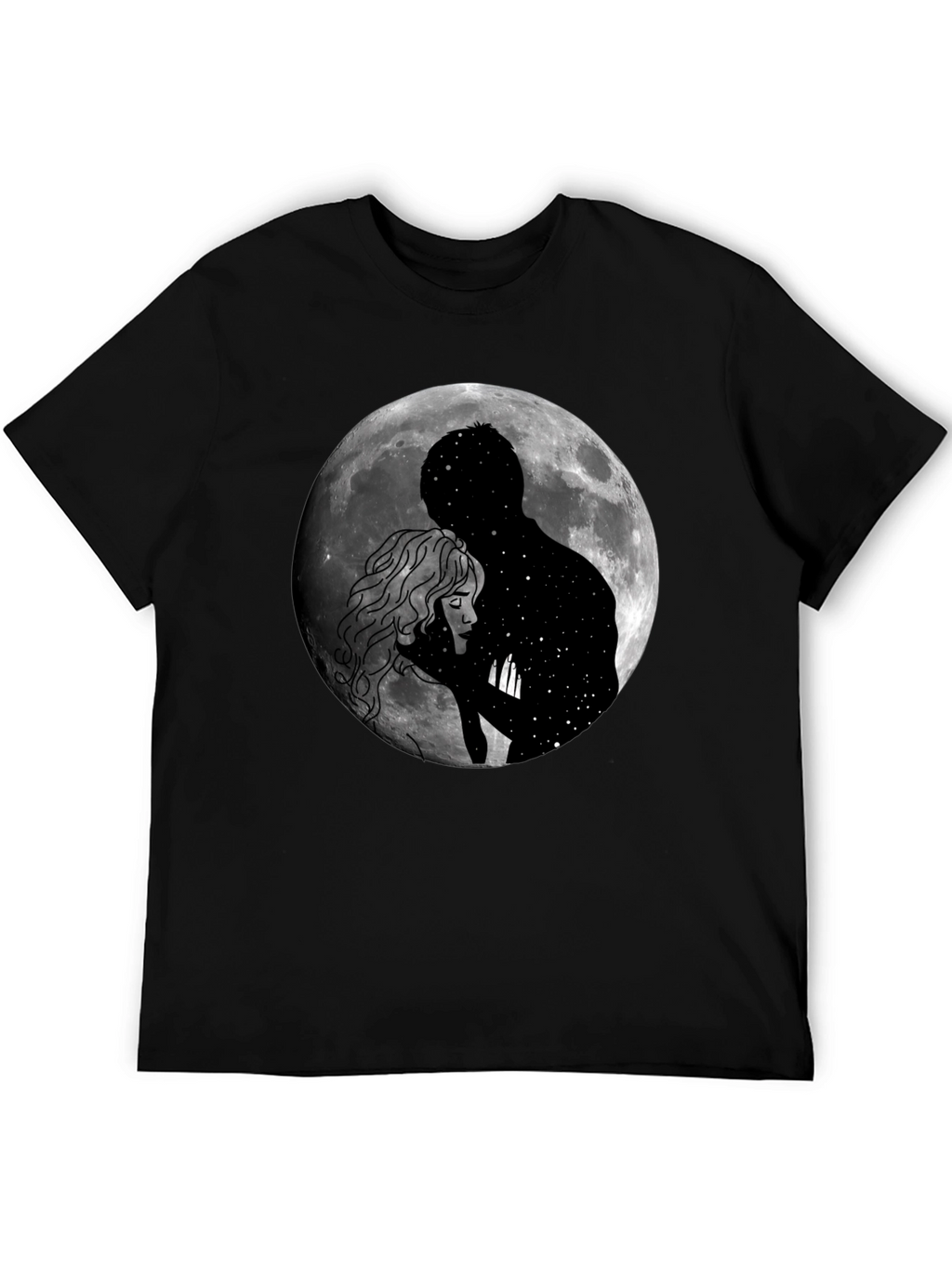 Moonlit Embrace Graphic T-Shirt
