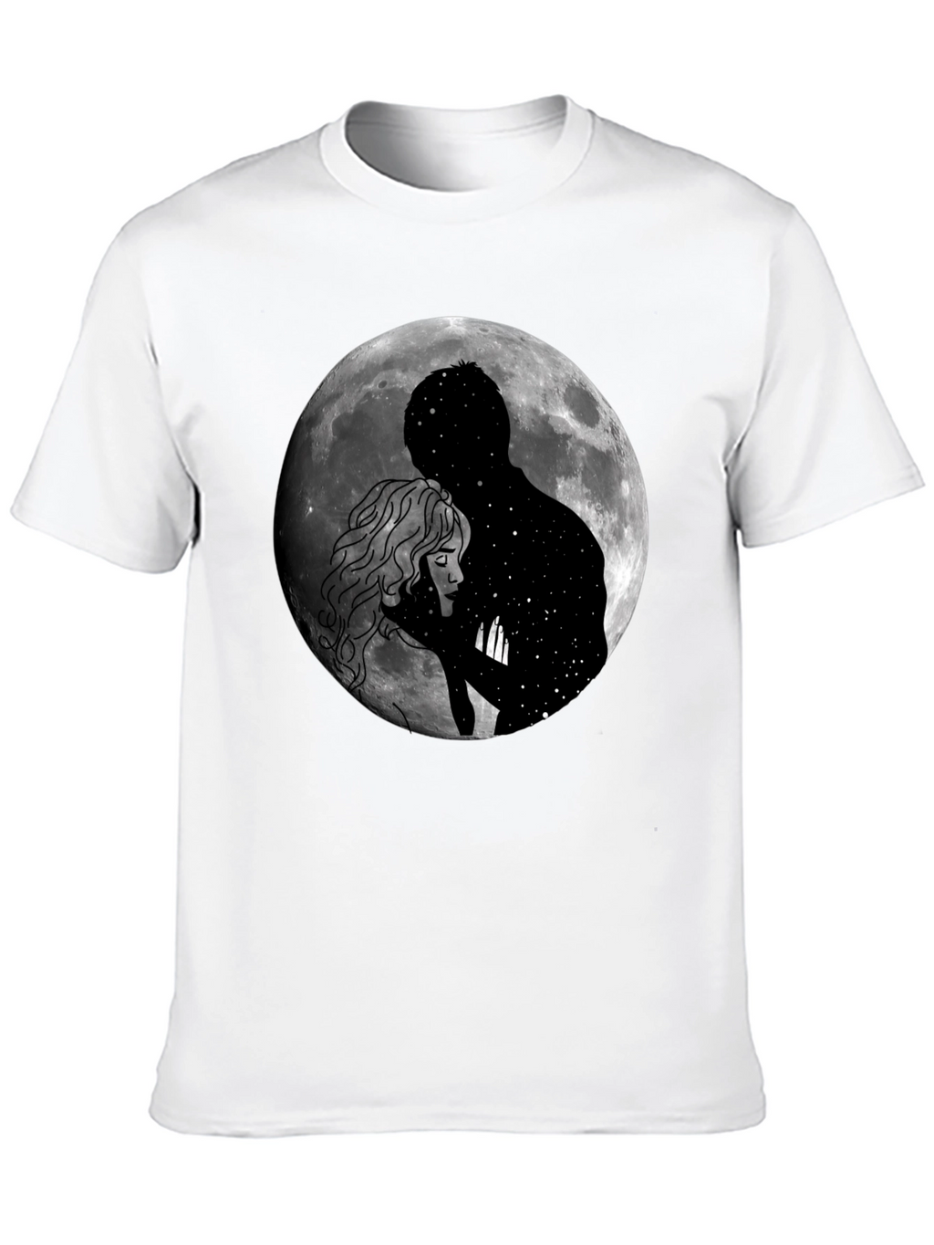 Moonlit Embrace Graphic T-Shirt