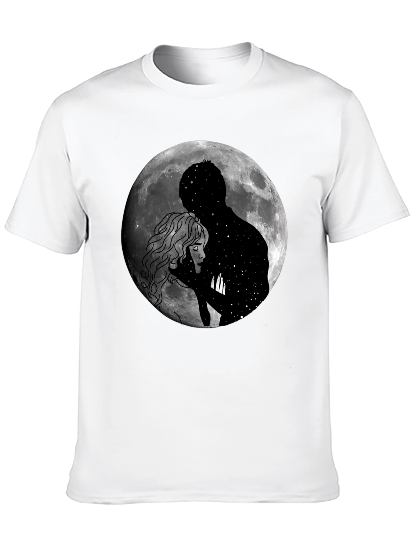 Moonlit Embrace Graphic T-Shirt
