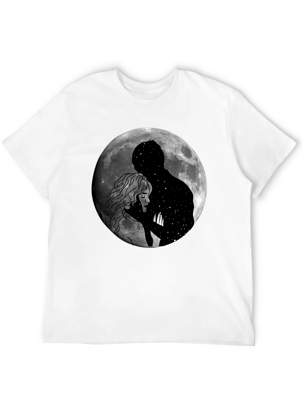Moonlit Embrace Graphic T-Shirt