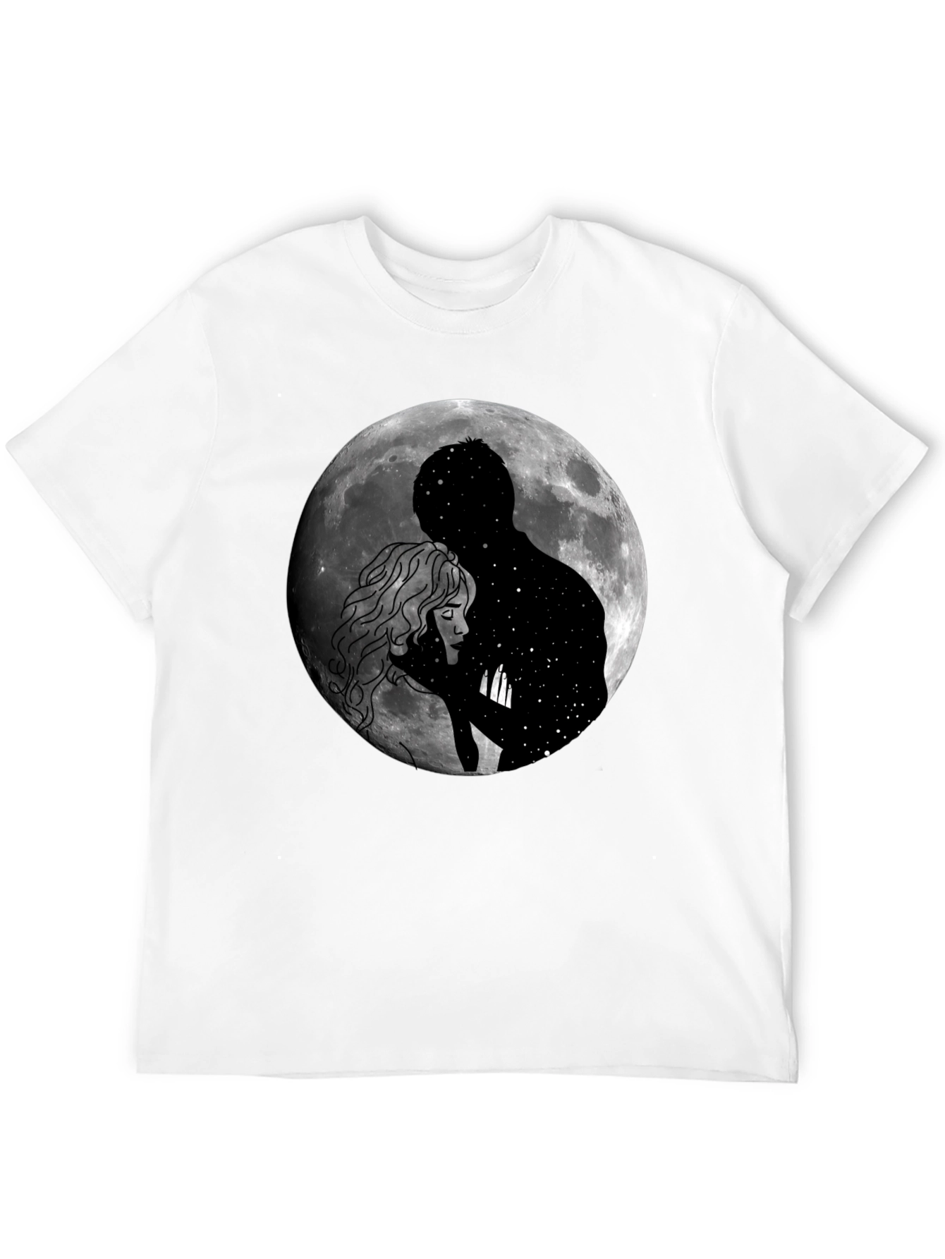 Moonlit Embrace Graphic T-Shirt