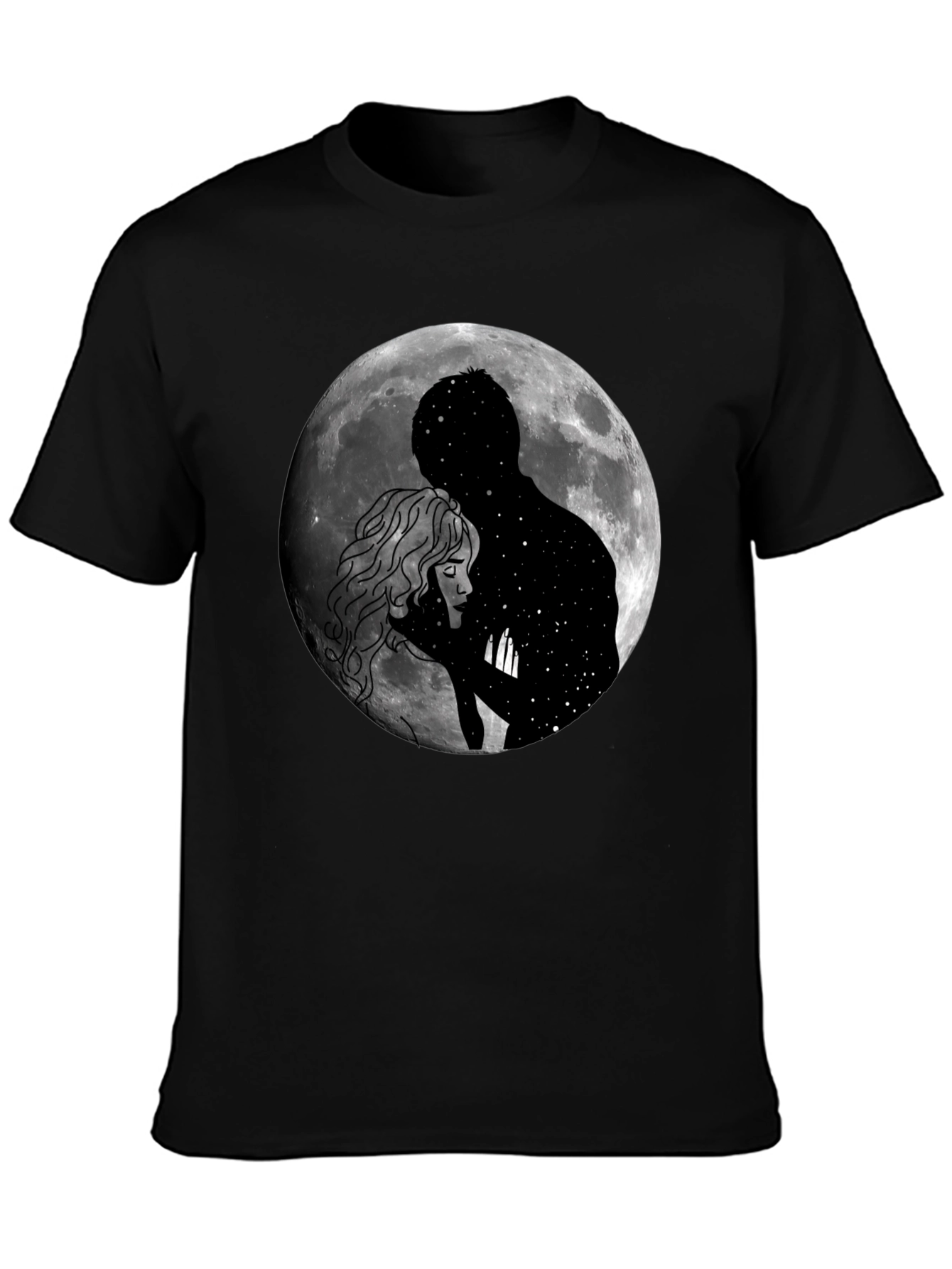 Moonlit Embrace Graphic T-Shirt