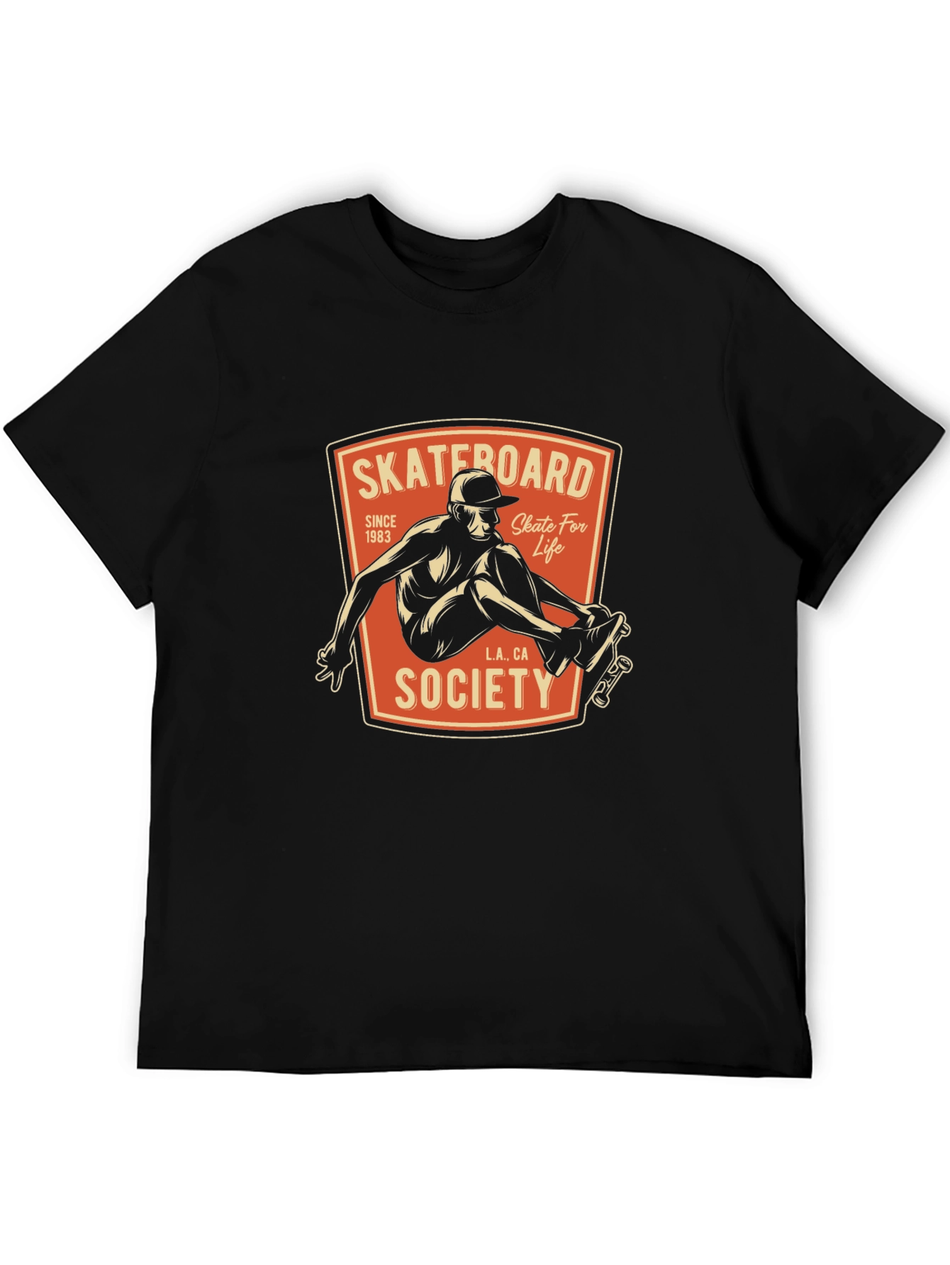 Skateboard Society Tee - Classic Skate Life Design