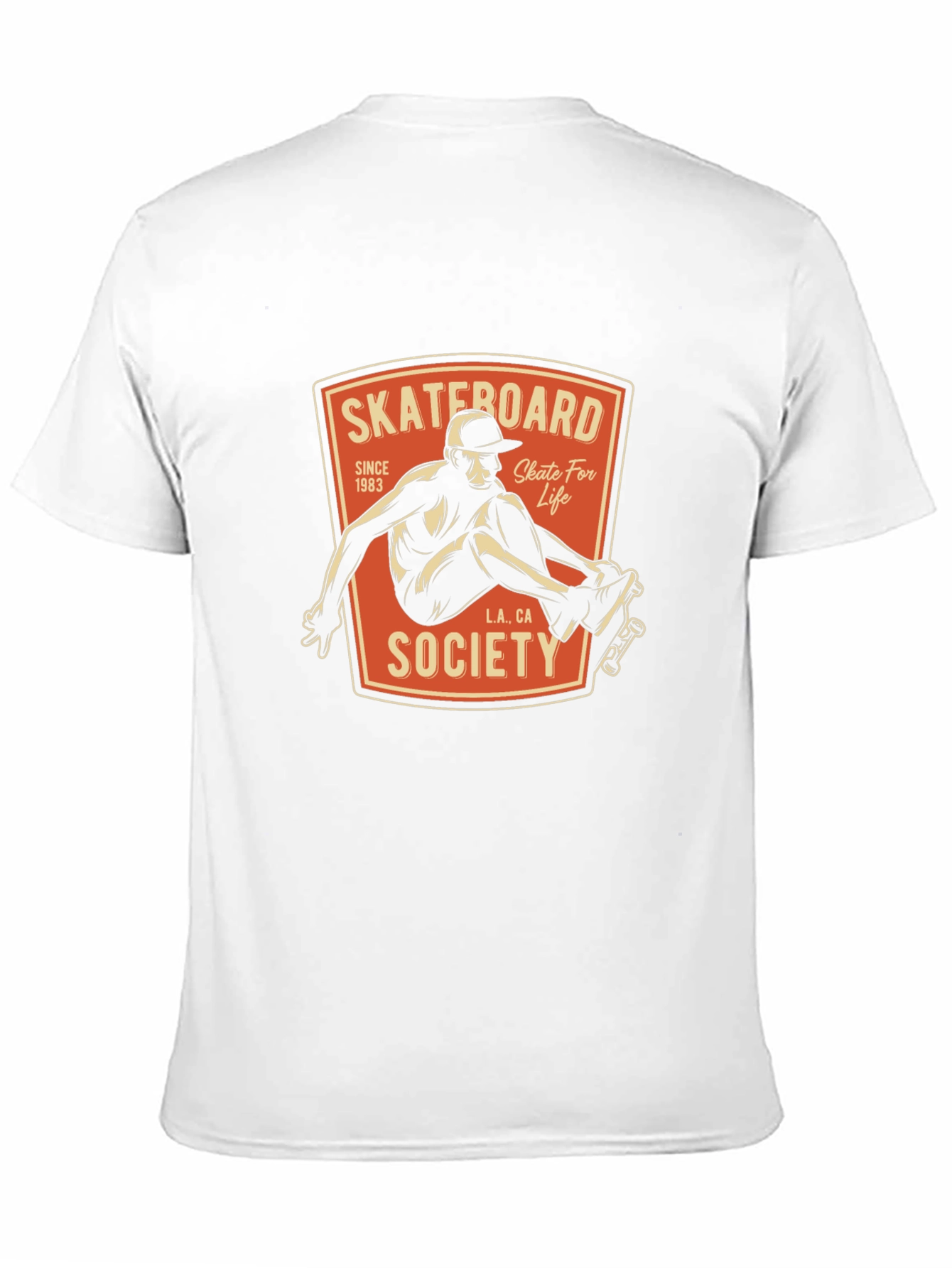 Skateboard Society Tee - Classic Skate Life Design