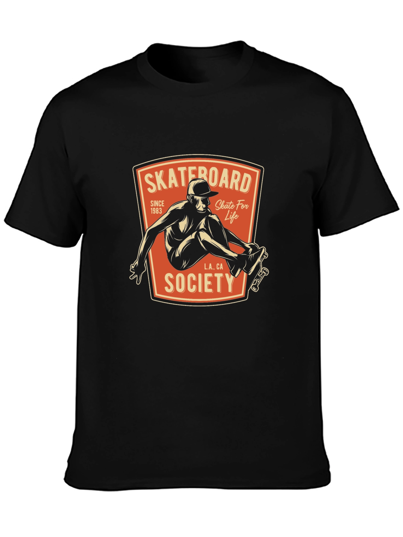 Skateboard Society Tee - Classic Skate Life Design