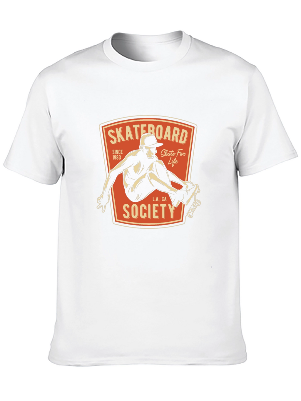 Skateboard Society Tee - Classic Skate Life Design