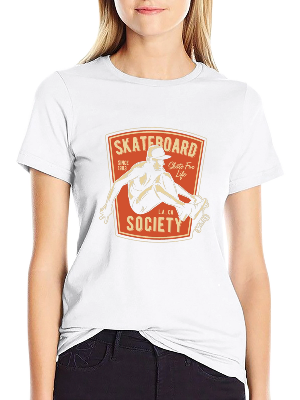 Skateboard Society Tee - Classic Skate Life Design