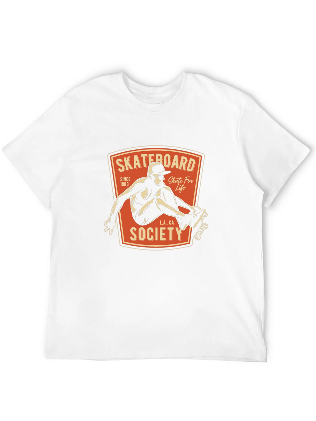 Skateboard Society Tee - Classic Skate Life Design