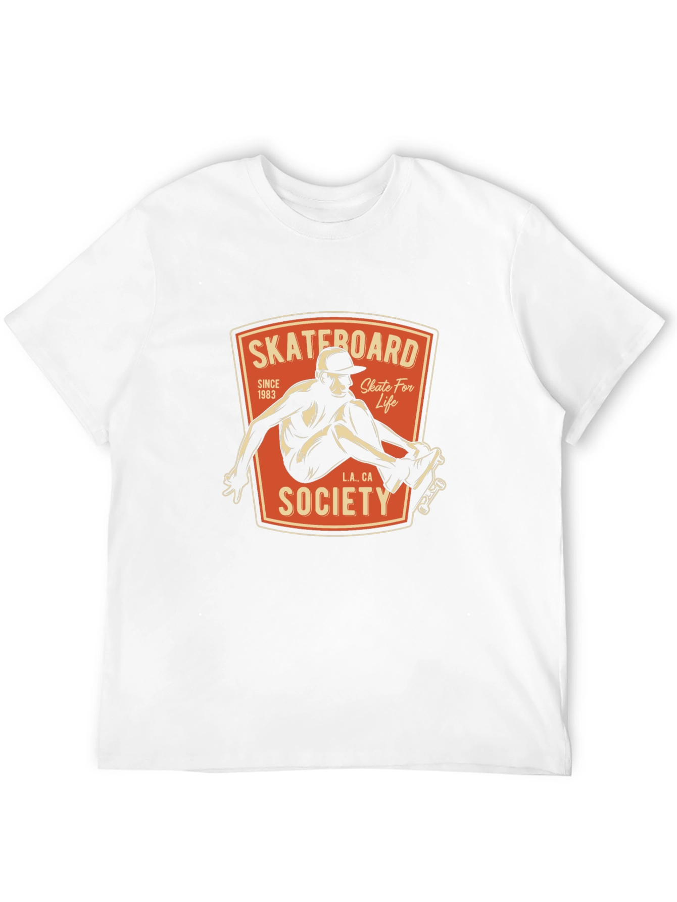 Skateboard Society Tee - Classic Skate Life Design