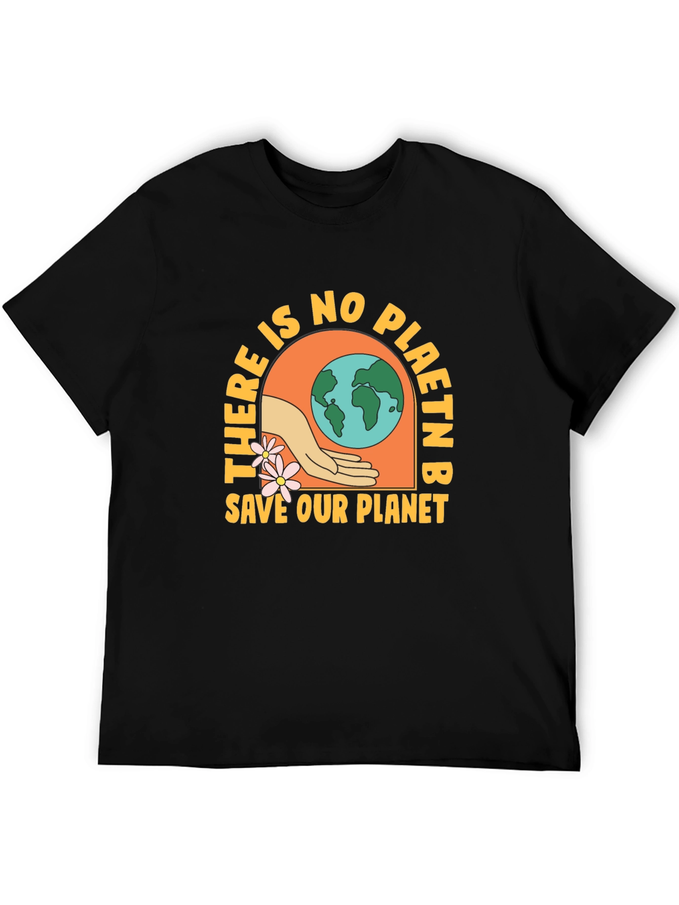 There Is No Planet B Black Graphic Tee