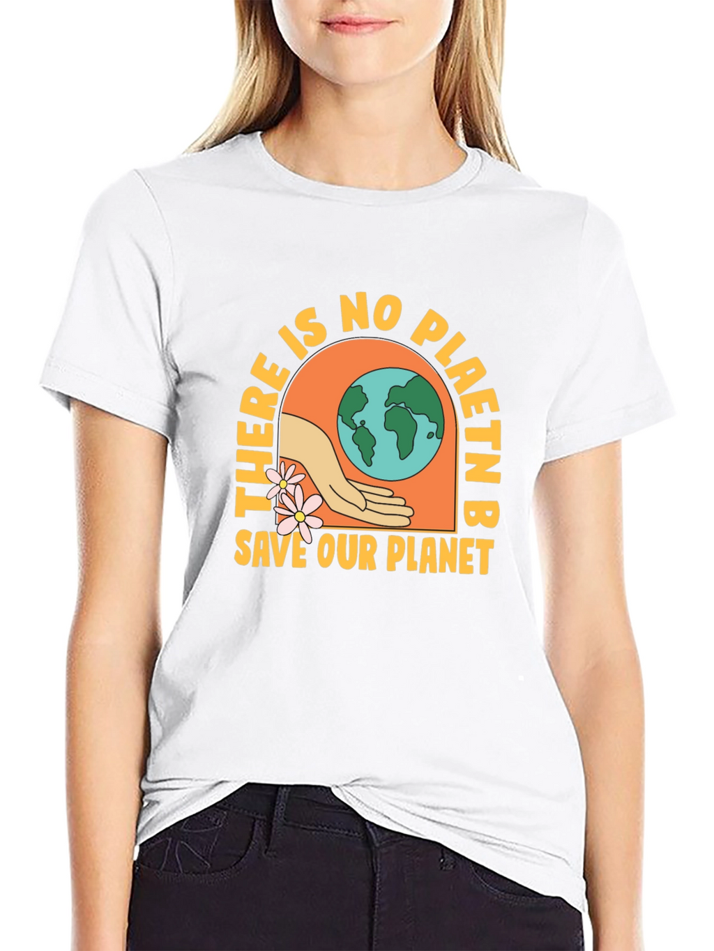 There Is No Planet B Black Graphic Tee