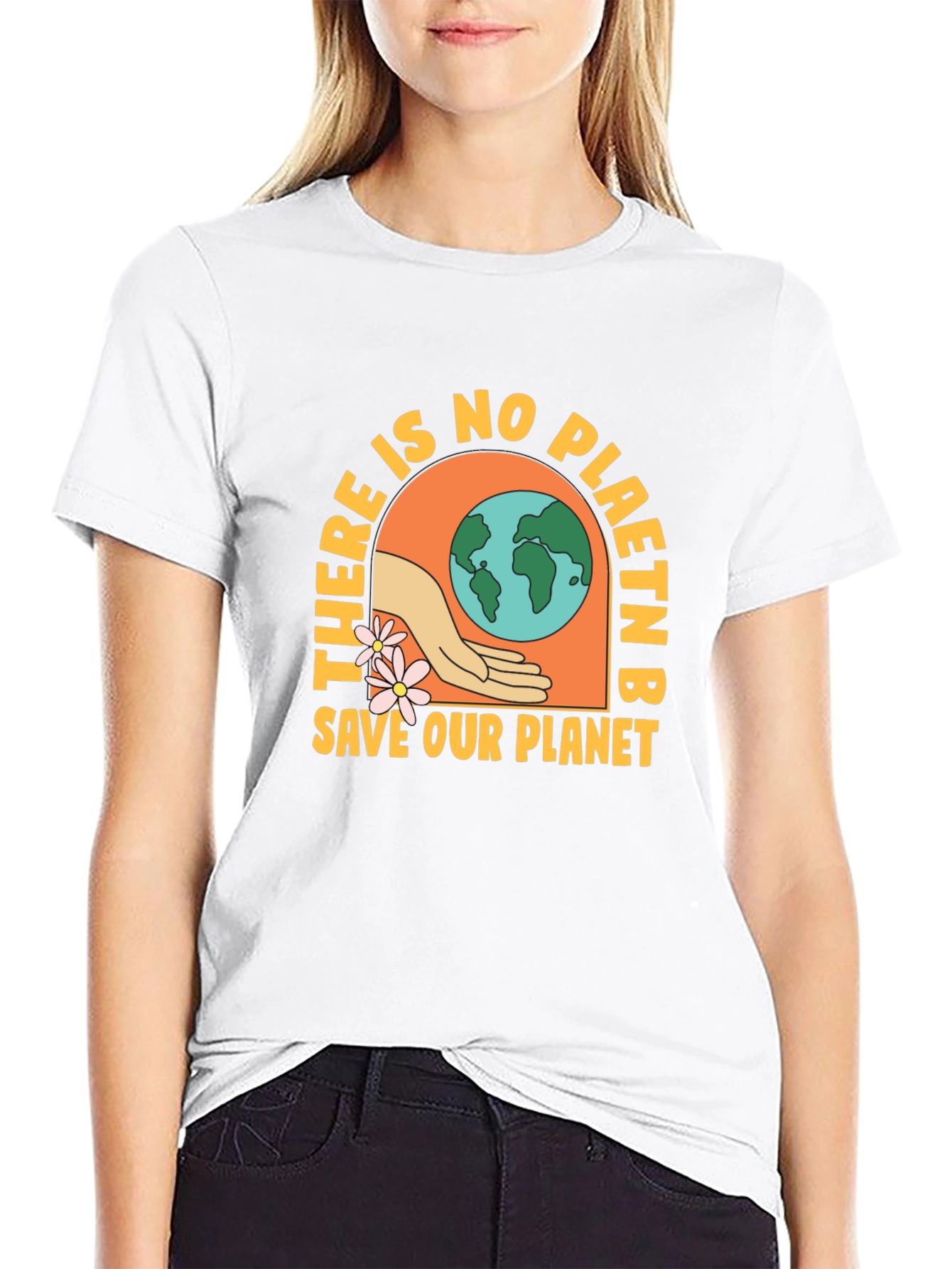 There Is No Planet B Black Graphic Tee