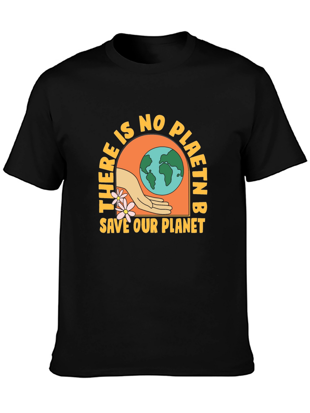 There Is No Planet B Black Graphic Tee