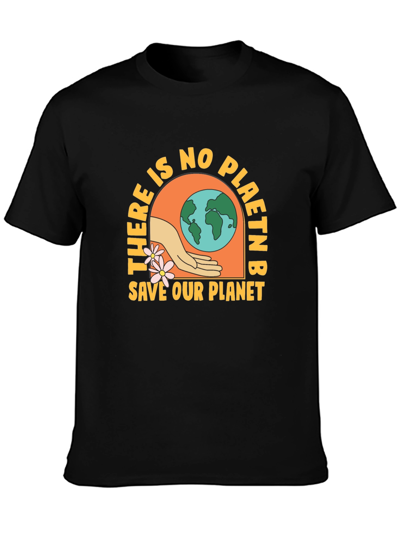 There Is No Planet B Black Graphic Tee