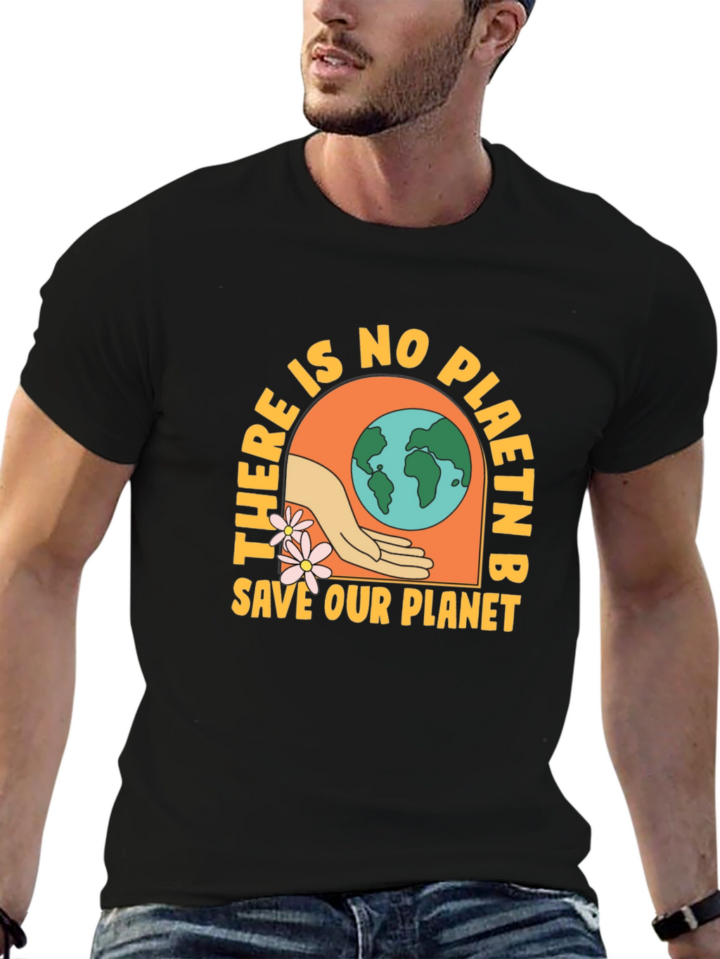There Is No Planet B Black Graphic Tee
