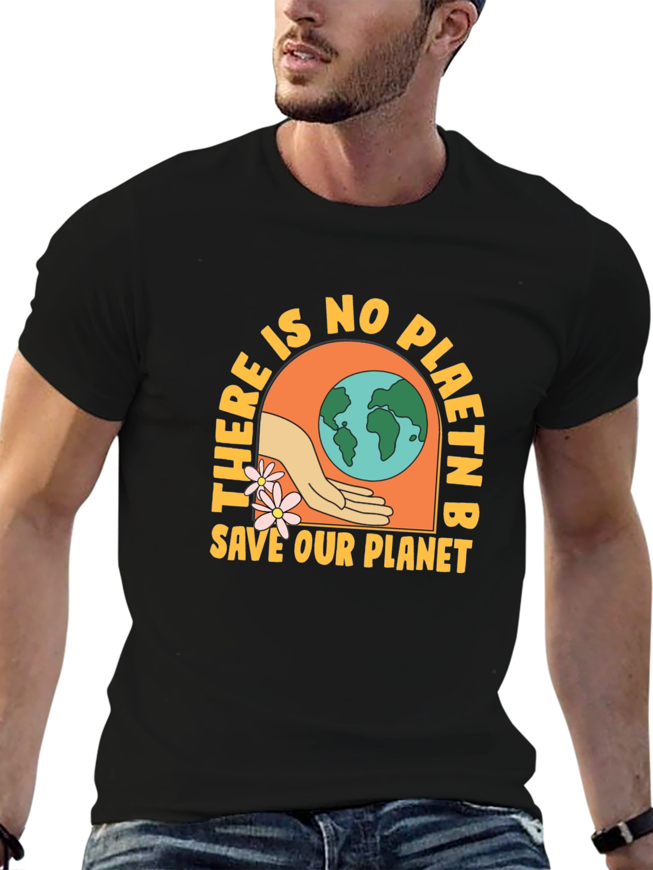 There Is No Planet B Black Graphic Tee