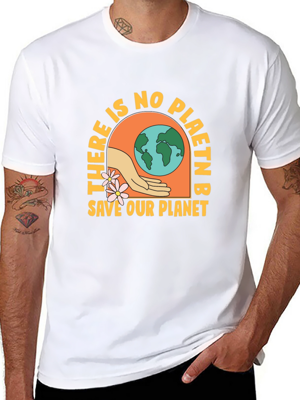 There Is No Planet B Black Graphic Tee