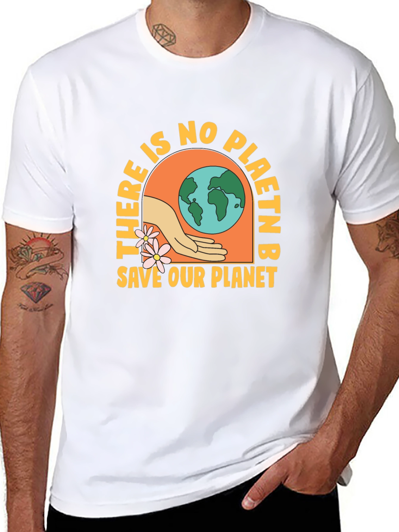 There Is No Planet B Black Graphic Tee