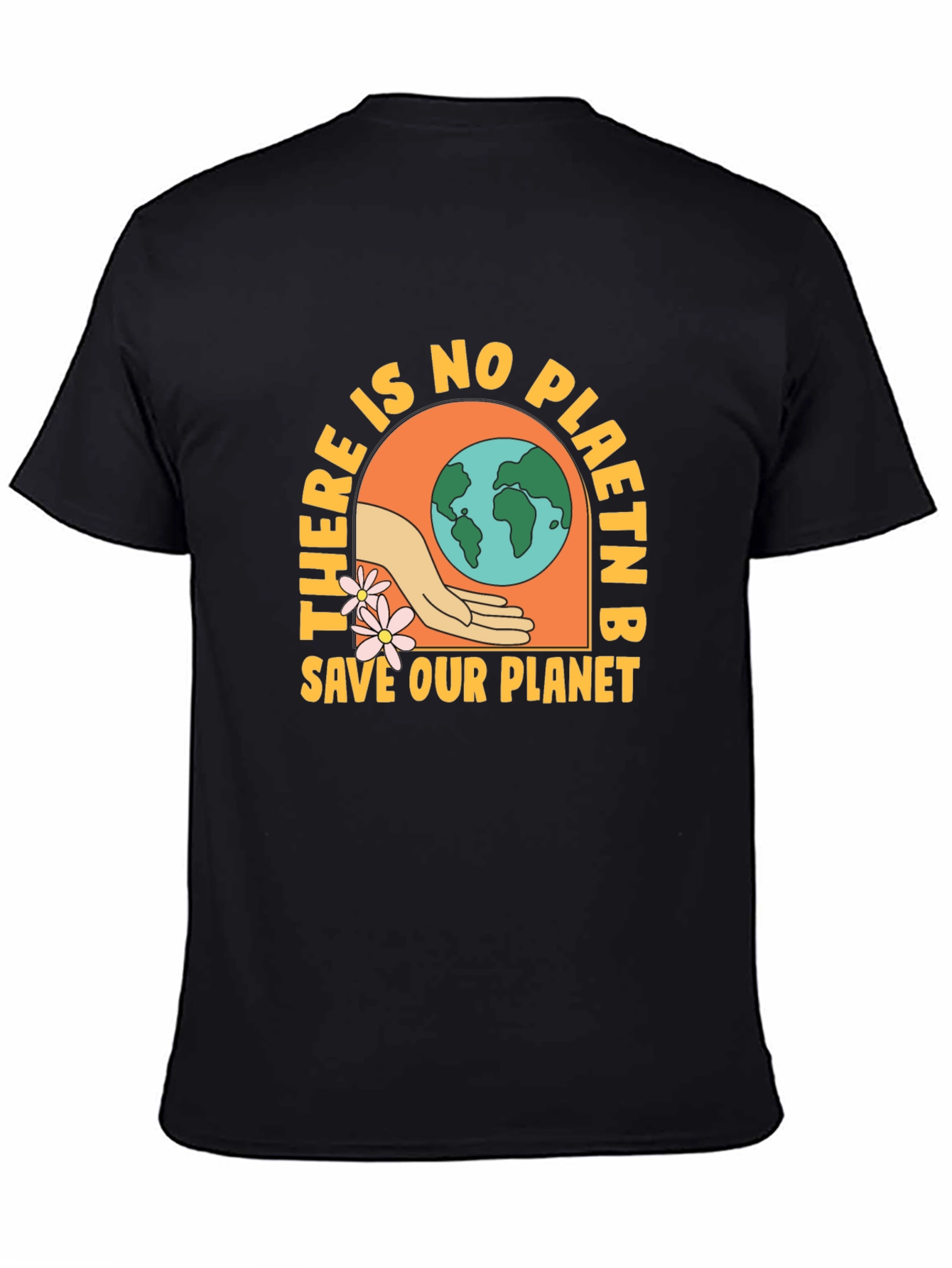 There Is No Planet B Black Graphic Tee
