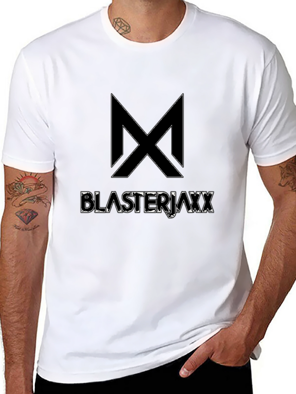 Blasterjaxx Black Graphic T-Shirt - EDM Fan Apparel